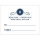Scroll Initials Folded Place Cards Image 5 of 6